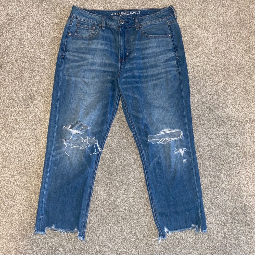 American Eagle Hi-rise Tomgirl Jeans - Picture 1 of 3